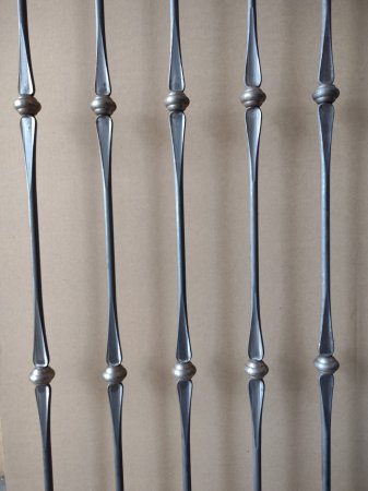 Stalen spijlen D12 mm ring dubbel Stalen spijlen D12 mm ring dubbel