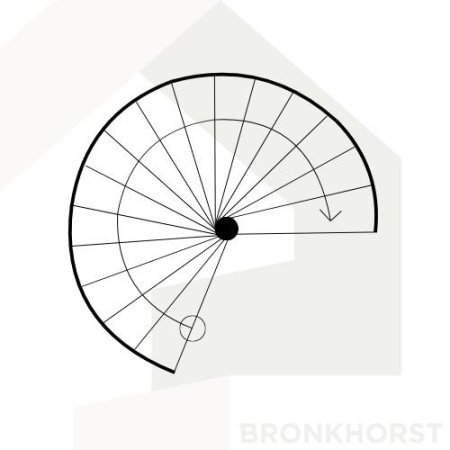 Ronde spiltrap - Engelse trap Ronde spiltrap - Engelse trap